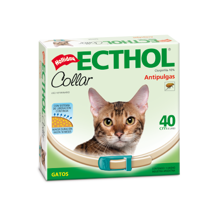 COLLAR ECTHOL GATOS x 1 u