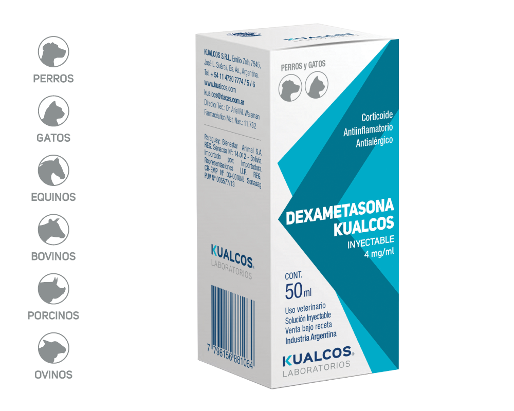 DEXAMETASONA INY KUALCOS x 50 ml