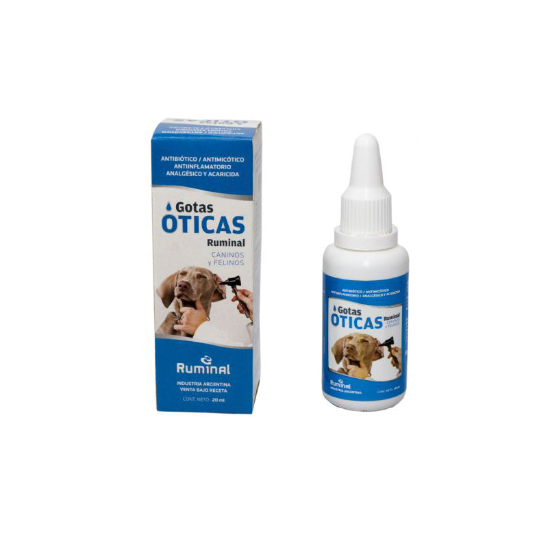 GOTAS OTICAS RUMINAL x 20 ml