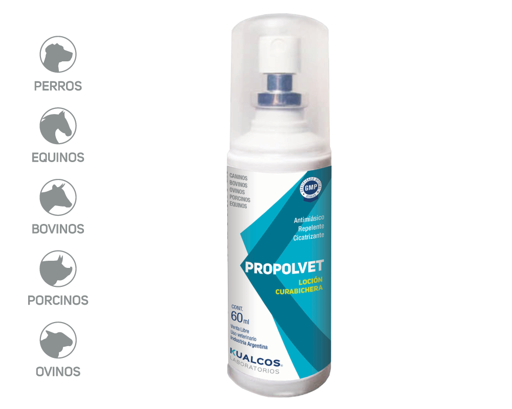 PROPOLVET SPRAY CURAB. x 60 ml