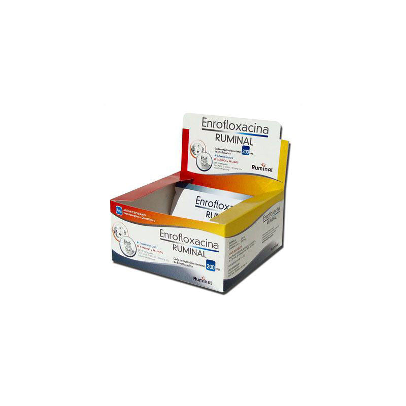 ENROFLOXACINA 200 mg RUMINAL x 70 comp