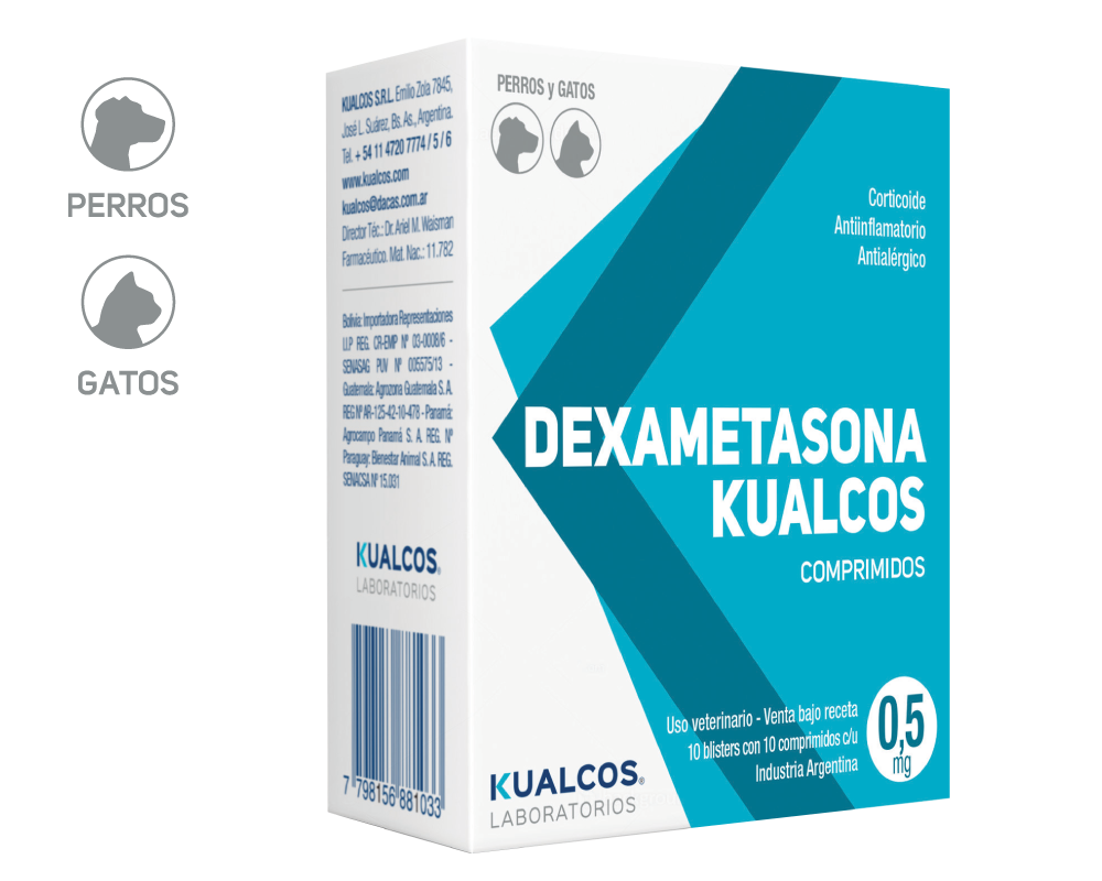 DEXAMETASONA 0.5 mg KUALCOS x 100 comp