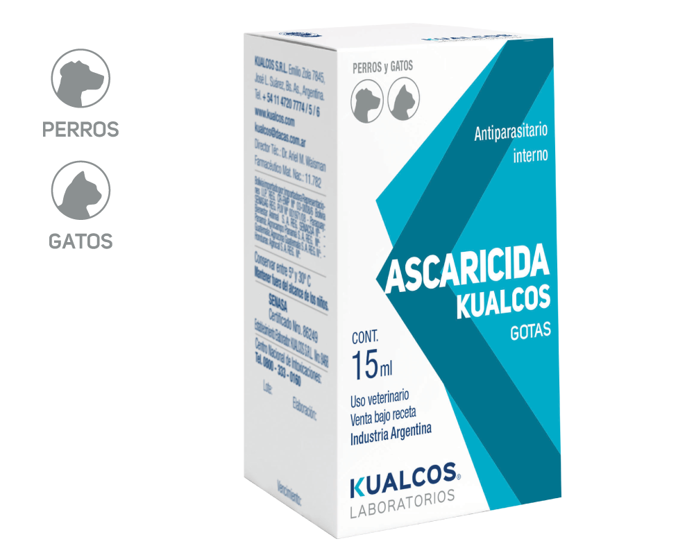 ASCARICIDA KUALCOS x 15 ml