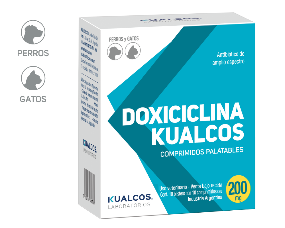DOXICILINA KUALCOS 200 mg x 100 comp