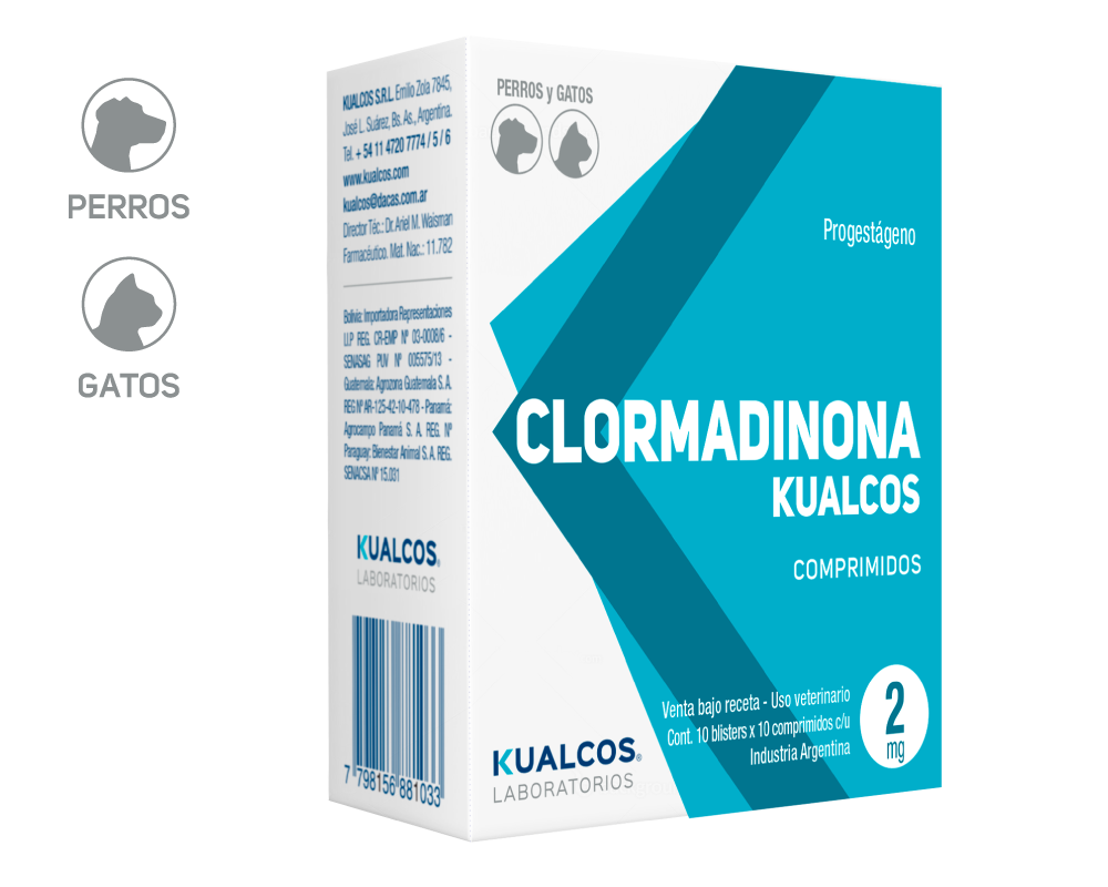 CLORMADINONA KUALCOS 2 mg x 400 comp