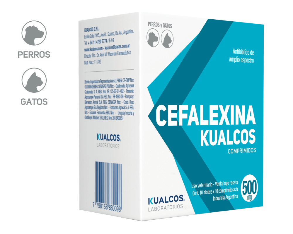 CEFALEXINA KUALCOS 500 mg x 100 comp
