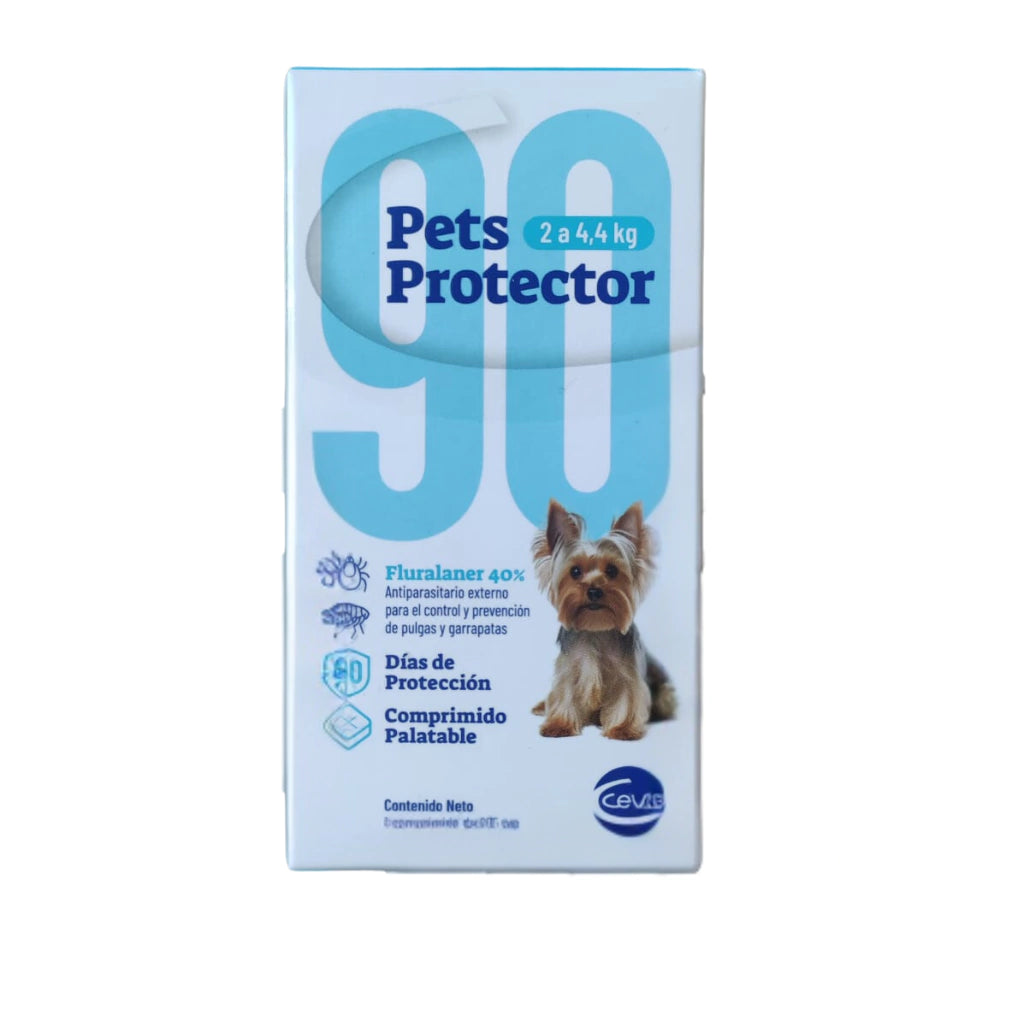 PETS PROTECTOR 90 PERRO de 2 a 4.4 Kgs x 1 comp