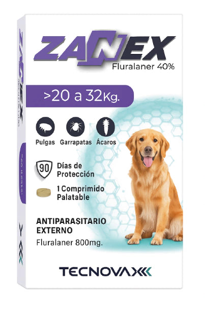 ZANEX 800 mg PERROS H 32 Kgs