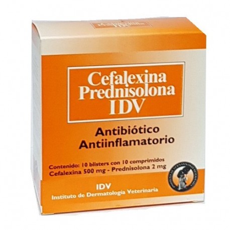 CEFALEXINA PREDNISOLONA x 100 comp