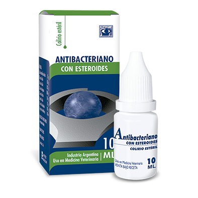 ANTIBACTERIANO C/ESTEROIDES x 10 ml
