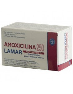 AMOXICILINA LAMAR 250 x 100 comp