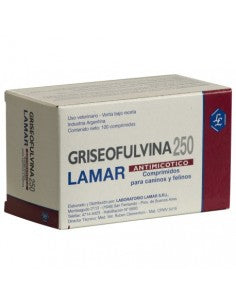GRISEOFULVINA LAMAR 250 mg x  100 comp