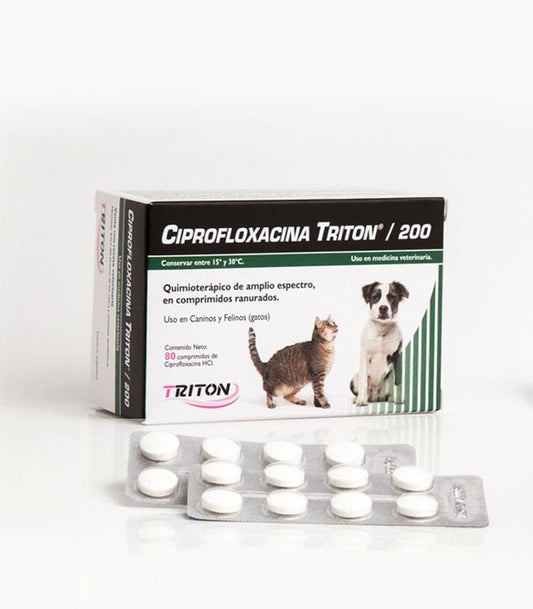 CIPROFLOXACINA 200 x 80 comp