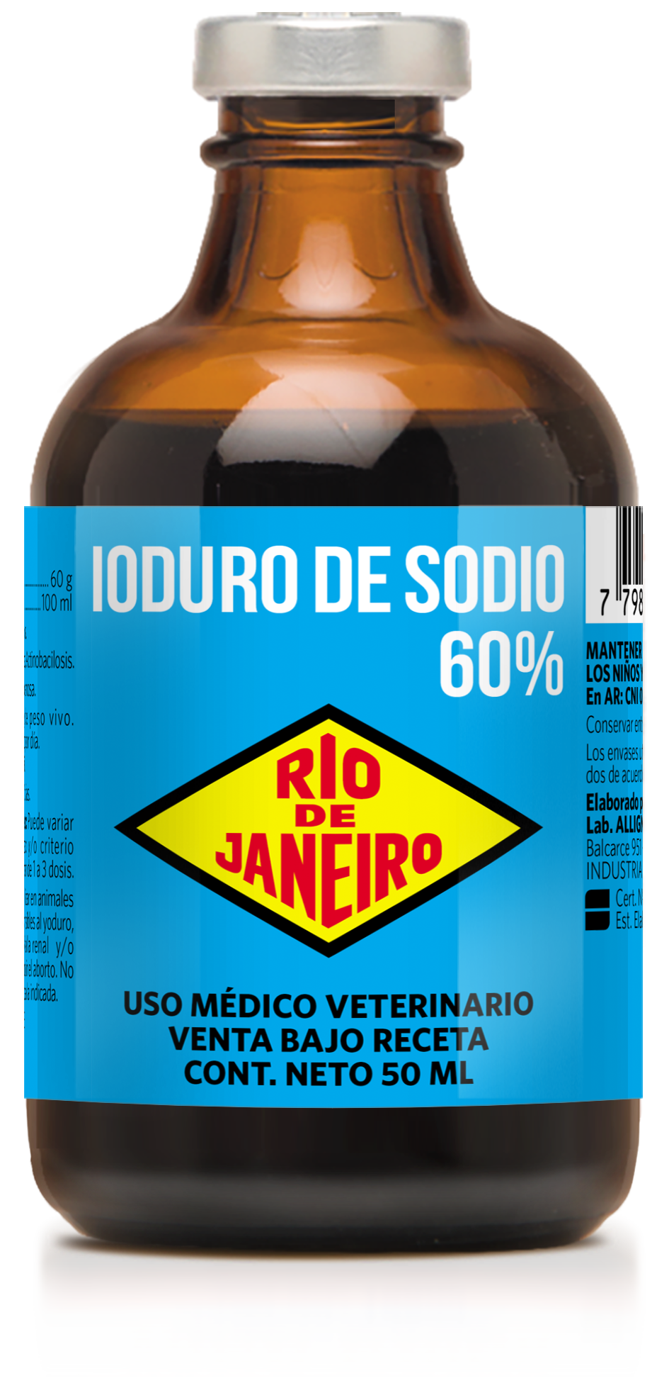 IODURO DE SODIO RJ AL 60 % x 50 ml