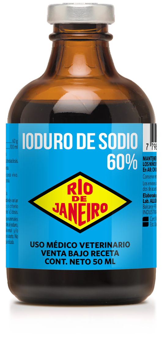 IODURO DE SODIO RJ AL 60 % x 50 ml