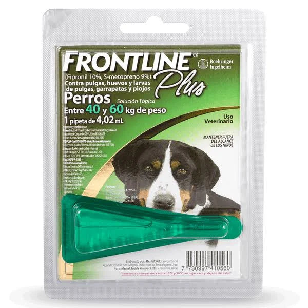 FRONTLINE PLUS 60 Kg x 1 pipeta