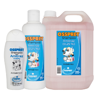 SHAMPOO AMITRAZ AL 0.25 % x 1 L
