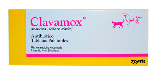 CLAVAMOX TAB 250 MG x 50 comp