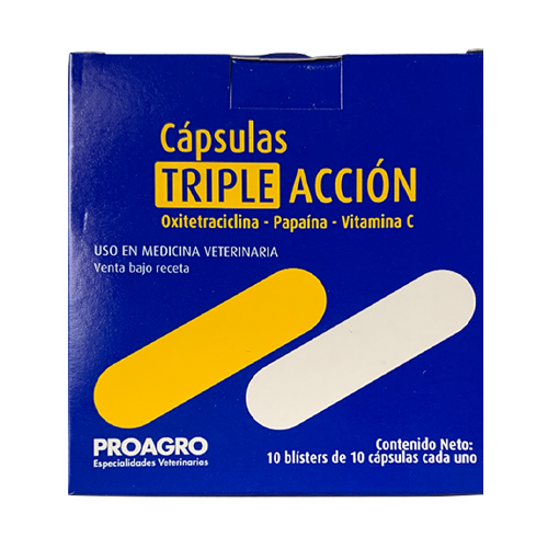 CAPSULAS TRIPLE ACCION x 100 caps