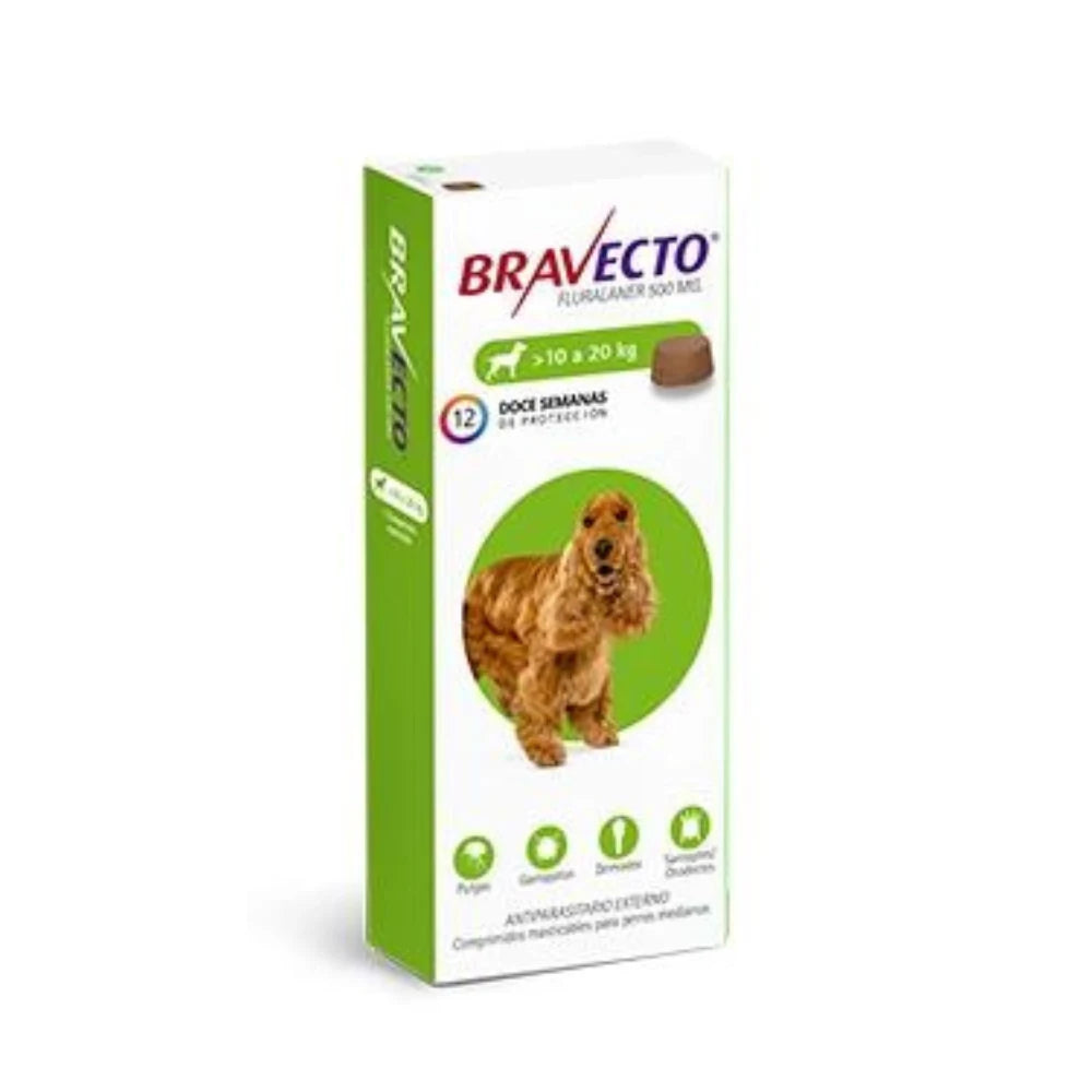 BRAVECTO PERROS H 20 Kgs x 1 u