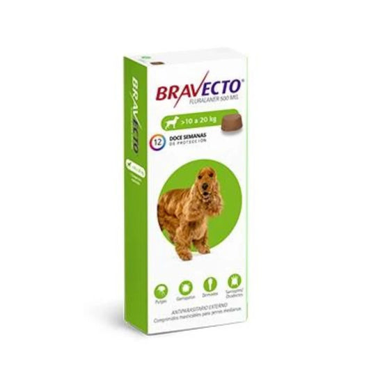 BRAVECTO PERROS H 20 Kgs x 1 u