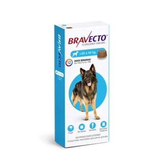 BRAVECTO PERROS H 40 Kgs x 1 u