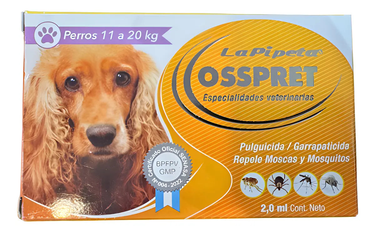 LA PIPETA OSSPRET H 20 Kgs x 1 u