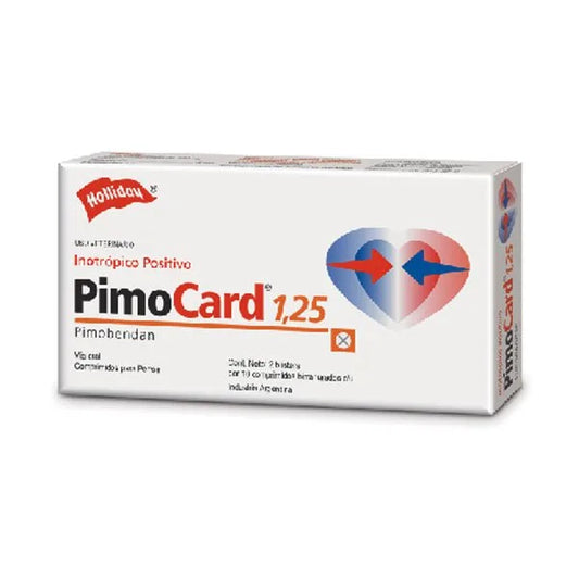 PIMOCARD 1.25 mg x 20 comp
