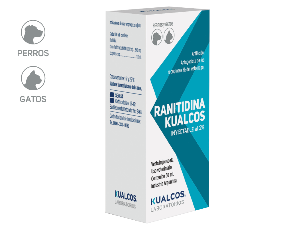 RANITIDINA KUALCOS INY x 50 ml
