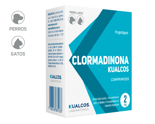 CLORMADINONA KUALCOS 2 mg x 400 comp