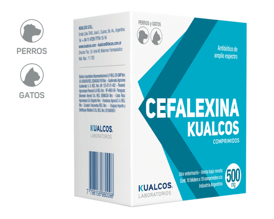 CEFALEXINA KUALCOS 500 mg x 100 comp