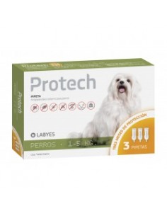 PROTECH TRIPACK PERRO H 5 Kgs x 3 pipetas