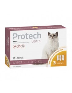 PROTECH TRIPACK GATO H 2 Kgs x 3 pipetas