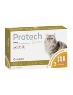 PROTECH TRIPACK GATO H 5 Kgs x 3 pipetas