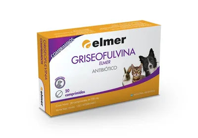 GRISEOFULVINA ELMER x 20 comp