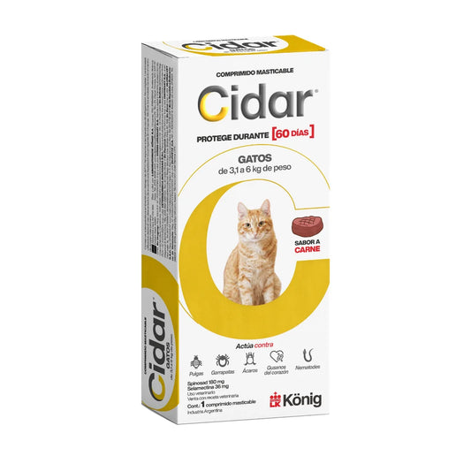 CIDAR GATOS 3.1 a 6 Kgs x 1 comp