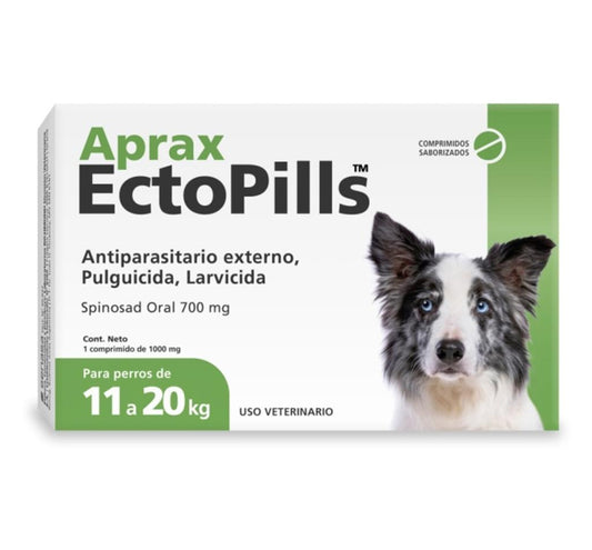 APRAX ECTOPILL 11 a 20 Kgs x 1 comp
