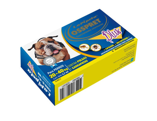 LA PIPETA PLUS PERRO H 40 Kgs x 1 u